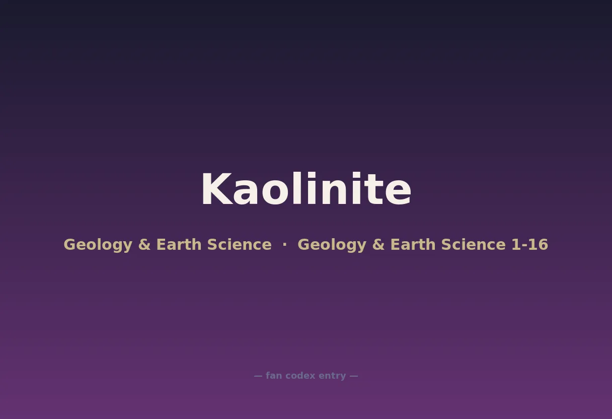 Kaolinite