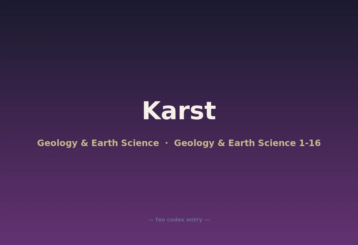Karst