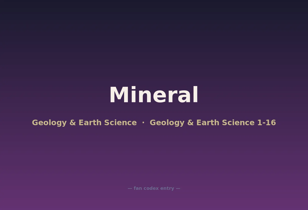 Mineral