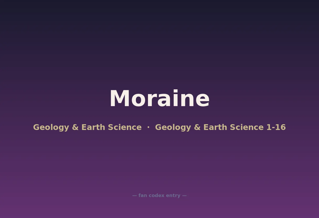Moraine
